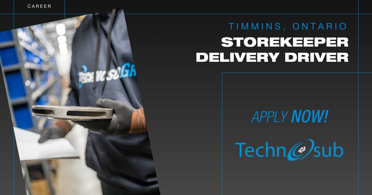 Storekeeper-delivery driver | Jobs & Career - Technosub Group